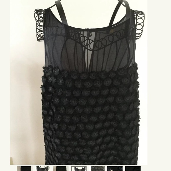 Leifsdottir Anthropologie little black dress  8 - Picture 4 of 7